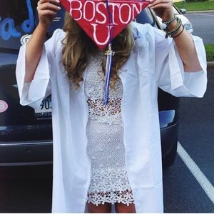 Two piece graduation dress